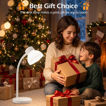 Desk Lamps for Home Office,Small LED Reading Lamp,5000K Eye-Care Desk Light