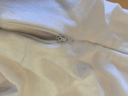 Jackson Roll Zip on Pillowcase (Pillow case only, Does not Include The Pillow) (Dark Blue Polyester)