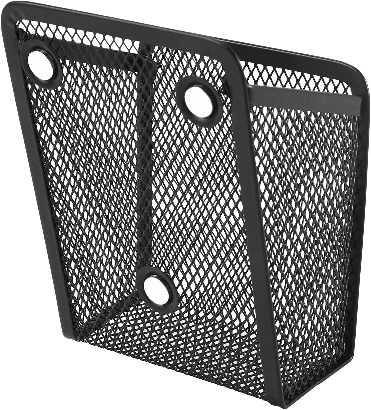 Magnetic Pencil Holder,Mesh Stainless Steel Pen Basket, Metal Writing Utensil Storage Organizer for Whiteboard,Blackboard,Kitchen, Locker, Home, or Office | Metal Writing Utensil Storage Organizer for Whiteboard,Blackboard,Kitchen, Locker, Home, or Office