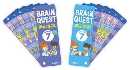 Brain Quest 7th Grade Smart Cards Revised 4th Edition (Brain Quest Smart Cards)