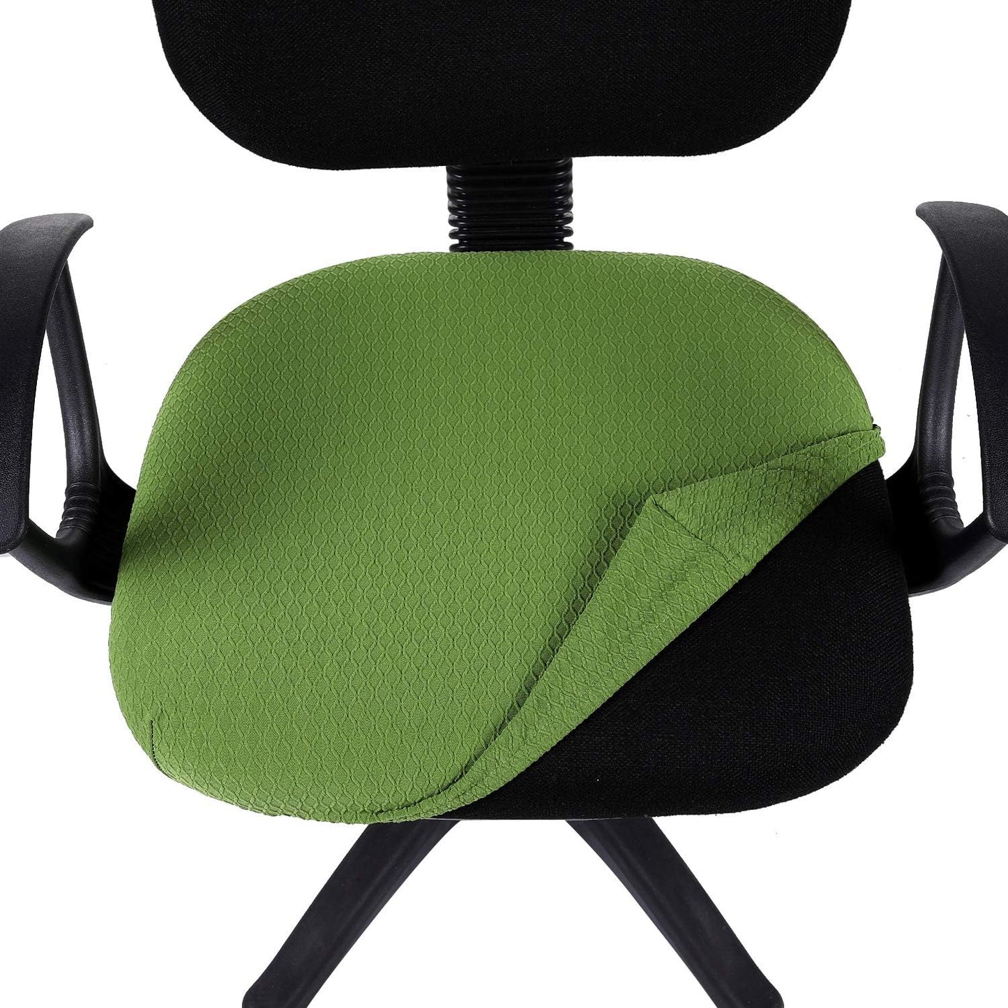 Smiry Office Computer Chair Armrest Covers, 2PCs Anti-dust Arm Rest Pad | Removable Washable Desk Chair Arm Pad Covers, Grey