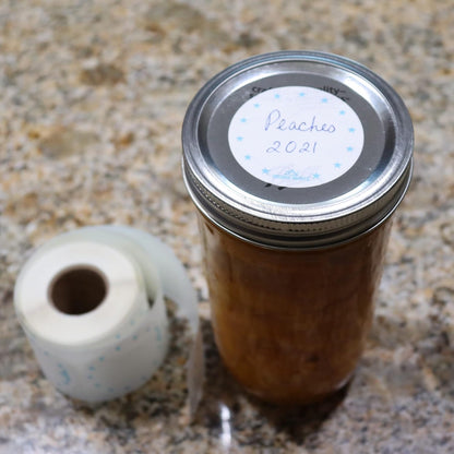 Dissolvable Food Labels for Food Containers - 250qty Made in USA - 1x2 Inches - Wash-Off Labels for Meal Prep, Pantry, Freezer and Mason Jars – No Scrubbing, No Residue - Teal