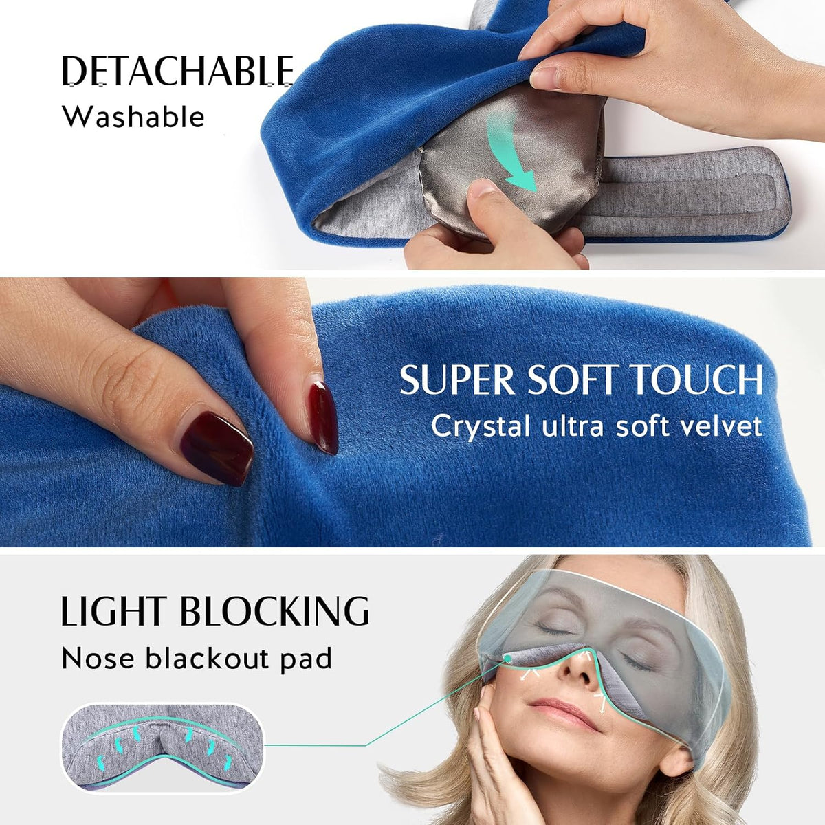 YFONG Heated Eye Mask, Warm Eye Compress Mask for Dry Eyes, Sleep Mask