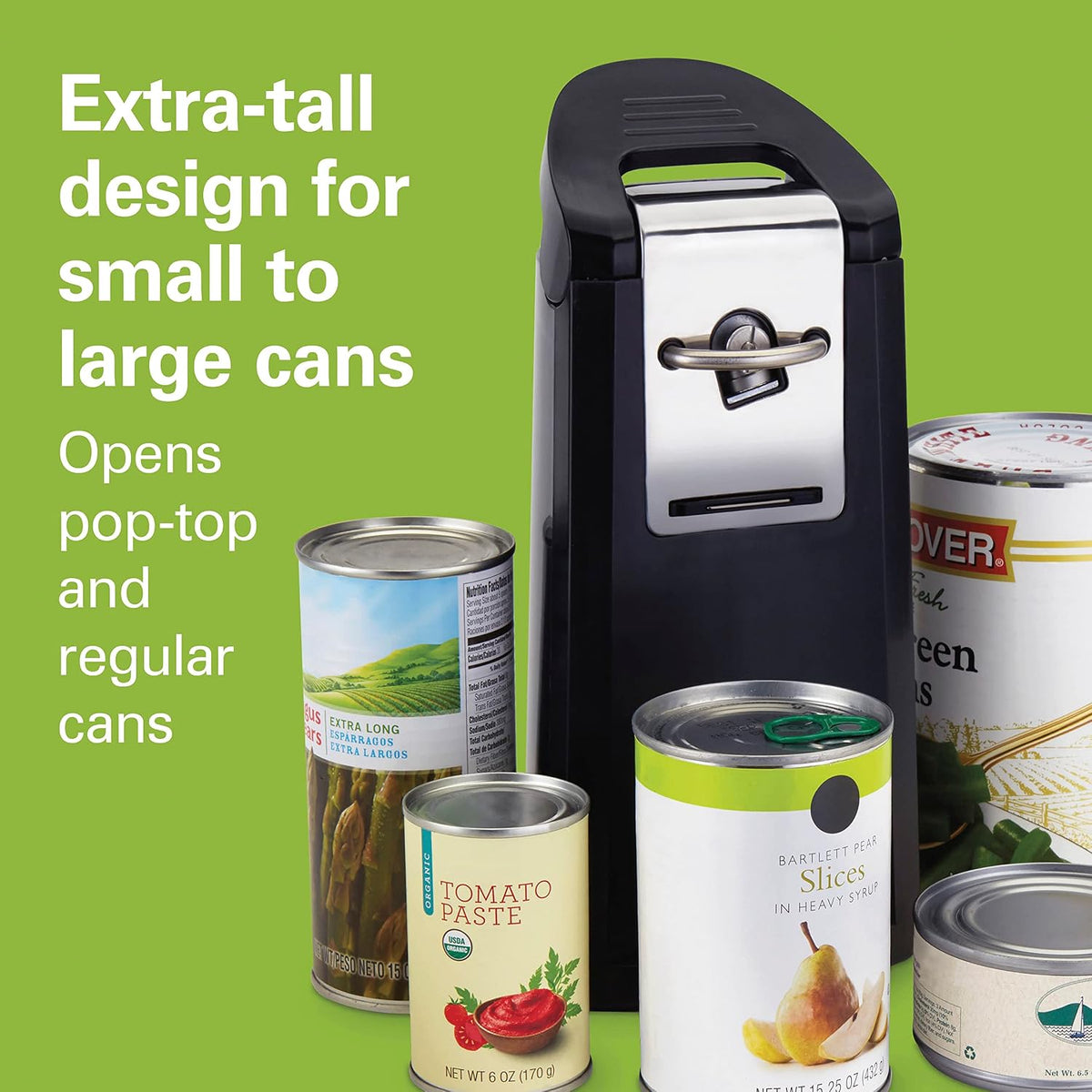 Hamilton Beach Smooth Touch Electric Can Opener With Easy Push Down Lever