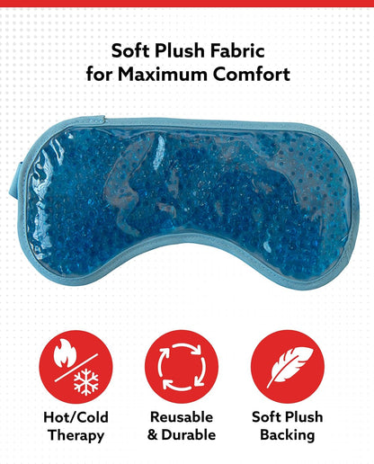 Alpi Plush Gel Beads Hot/Cold Eye Mask, Relaxation & Tension Comfort