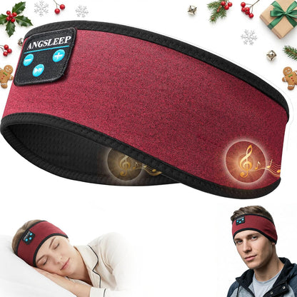 Sleep Headphones Bluetooth 5.4 Headband, Wireless Sleep Headphones with Ultra-Thin Stereo Speakers for Side Sleepers, Breathable & Soft Sports Headband for Running Exercise, Yoga, Travel