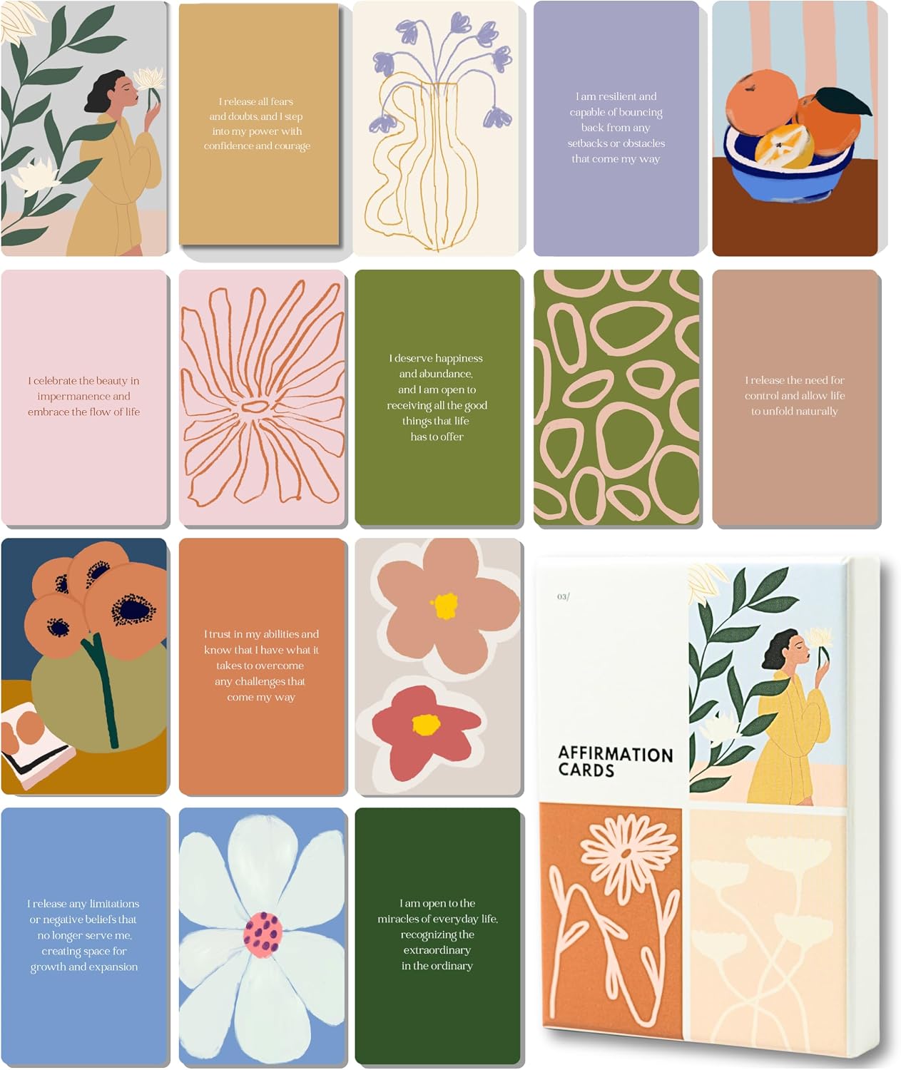 Lamare Positive Affirmation Cards for Women – Daily Affirmation Cards Women