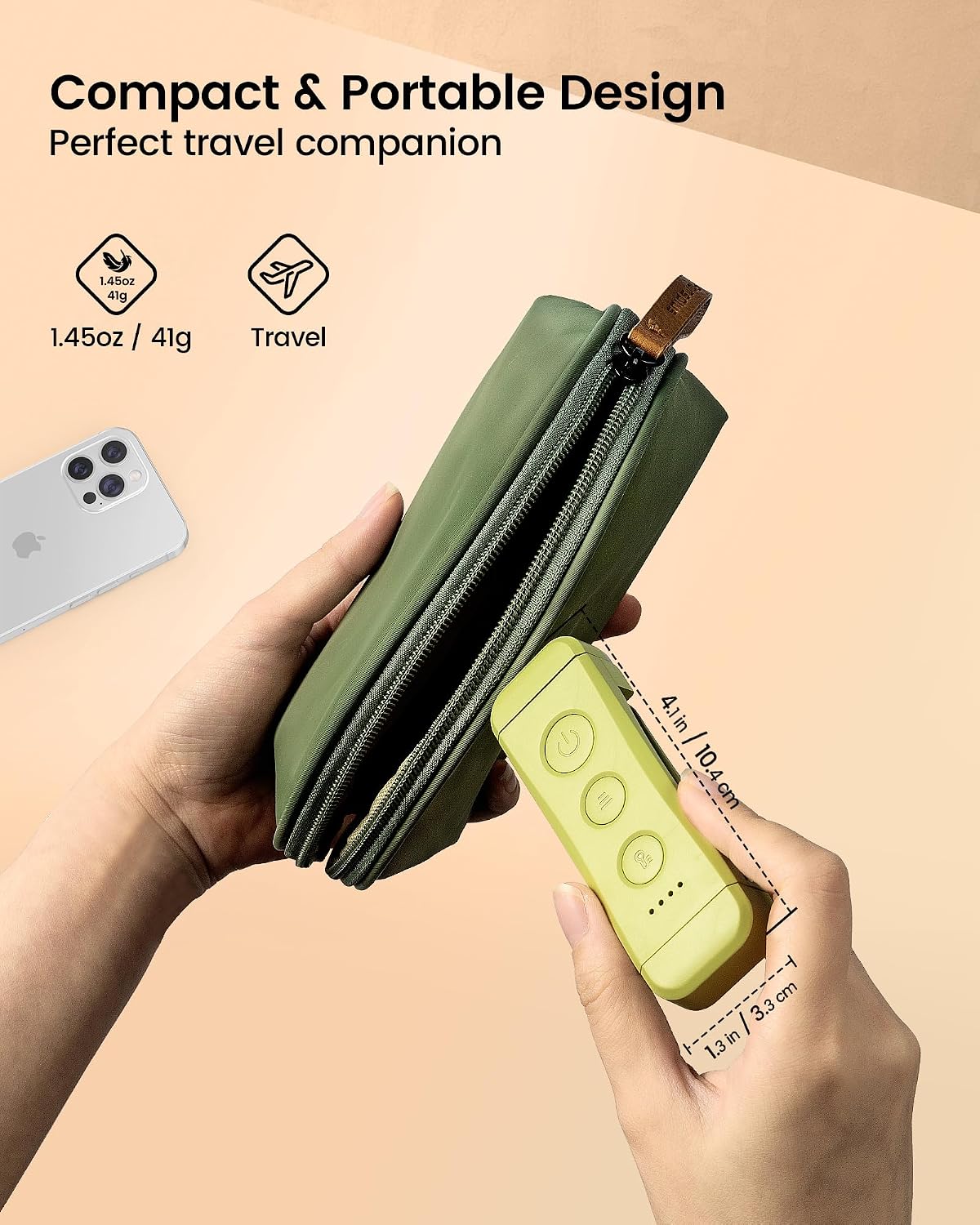 Glocusent USB Rechargeable Book Light for Reading in Bed, LED Reading Light | Up to 160 Hrs,3 Amber Colors & 5 Brightness Dimmable, Compact &Long Lasting, Eye-Caring,Women Book Lovers Gifts, Christmas