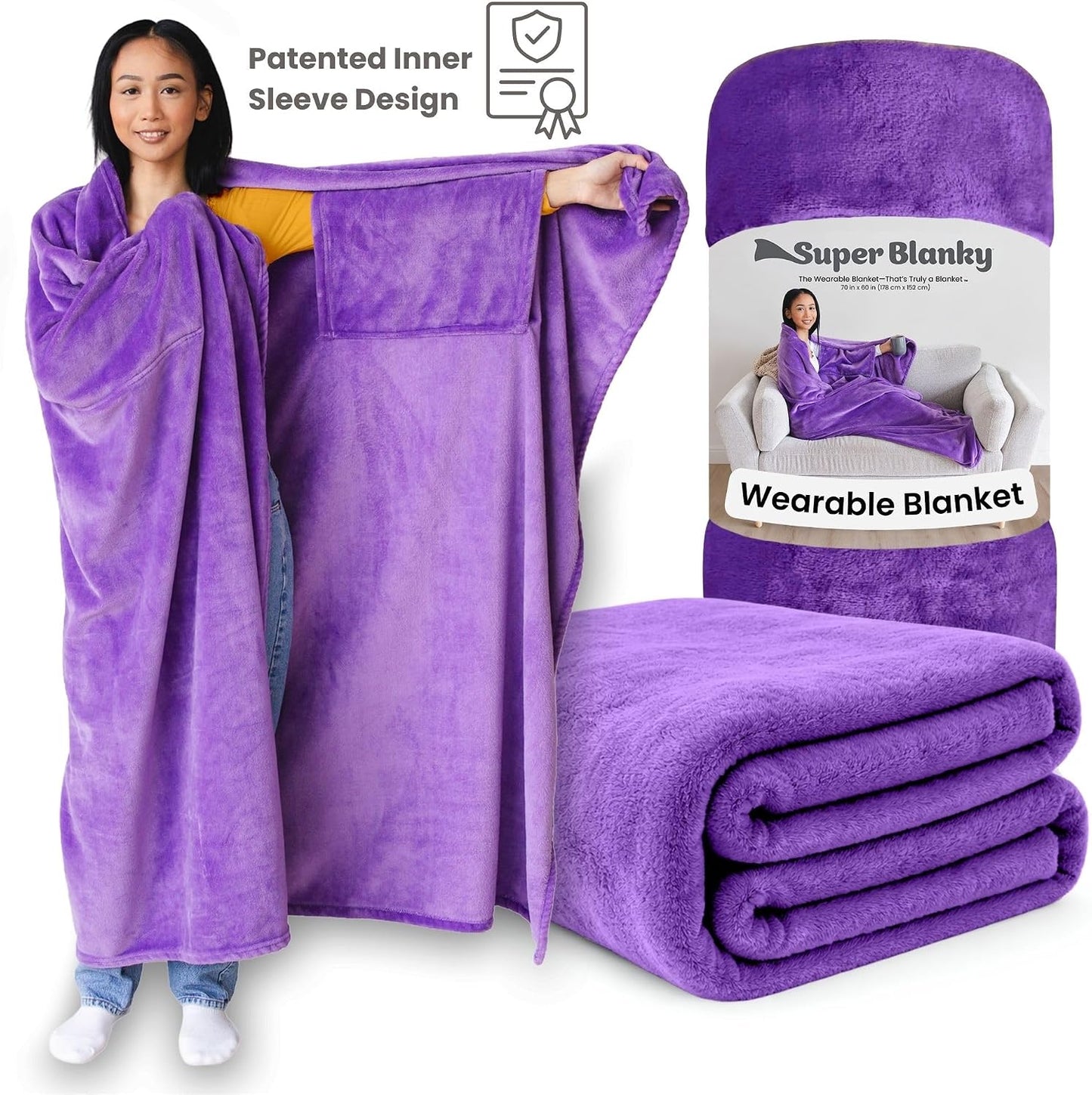 Wearable Blankets for Women & Men, Graduation Day Gift for Her, Cozy Gifts for Women, Wife Birthday Gifts Ideas