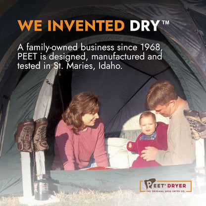 PEET, Original Dryer, Electric Shoe Dryer, Work Boots, Outdoor Gear, Athletic Gear, Silent,Energy-Efficient, Made in USA