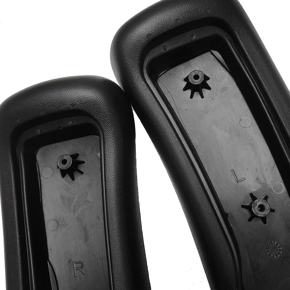 Chair Armrest Replacement, Arm Pad Caps Replacement for Herman Miller Classic Aeron Chair Graphite Black 1 Pair