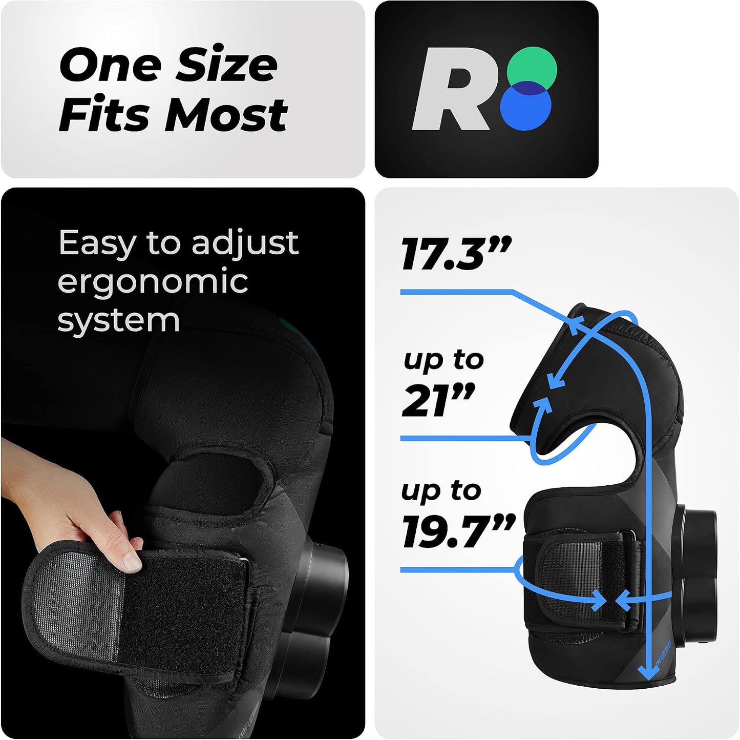Xpress Knee Massager for Pain Relief | Leg Massager with Heat & Compression