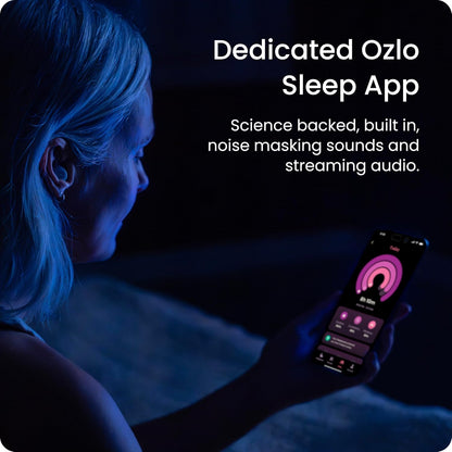 Ozlo Sleepbuds® | Comfortable Side Sleeper Headphones | Up to 10 Hours of Bluetooth LE Streaming | Science-Backed Sleep Sounds | Snore Blocking Earbuds