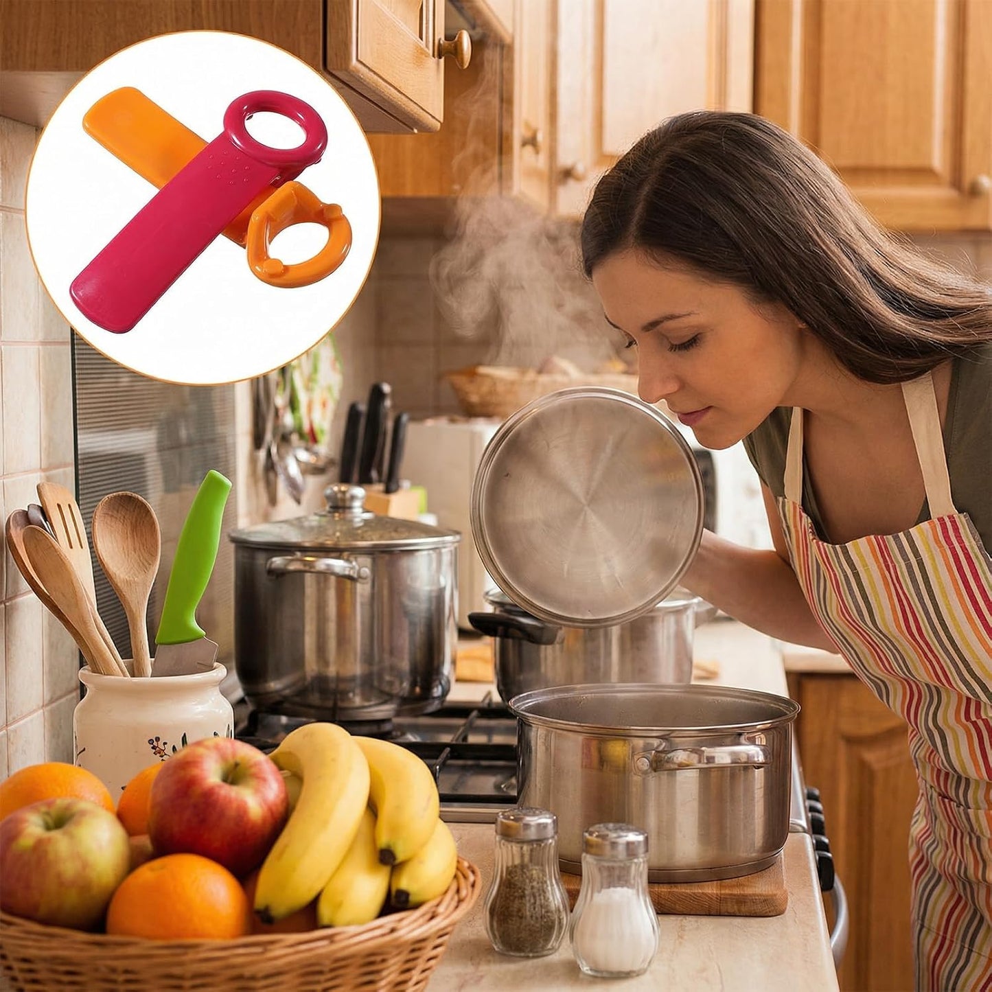 3Pcs Jar Opener, Jar Lid Openers, Jars Openers for Seniors Under Cabinet Jaring Open ers, Canning Jars for Opener Opening Jaring Lid Durable Plastic