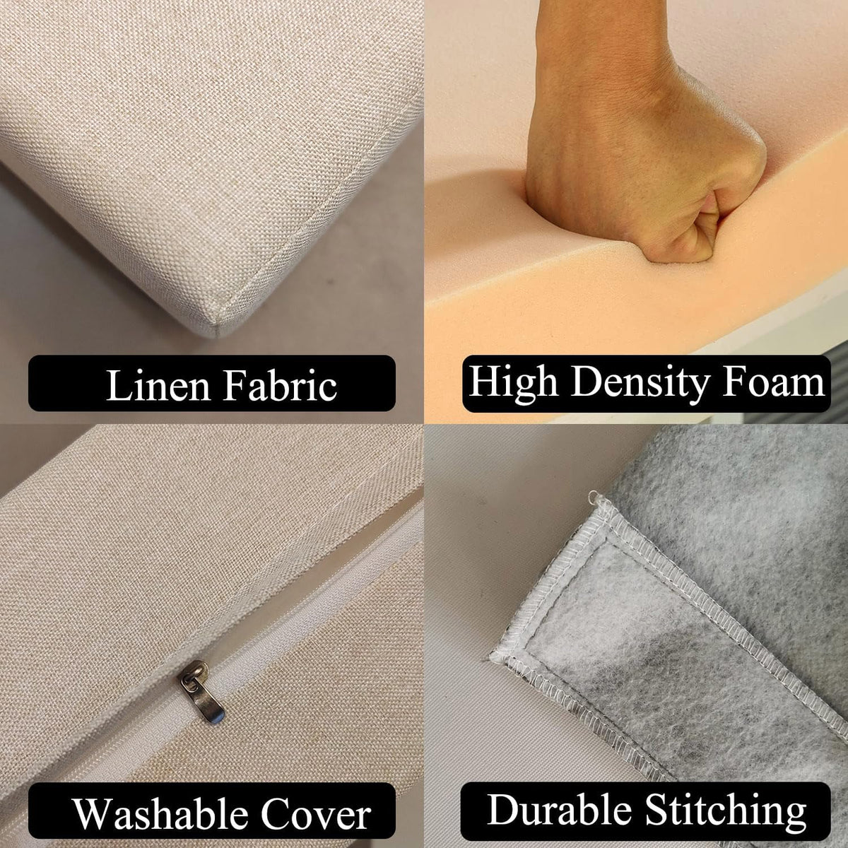 SAMTY Bed Gap Filler for headboard Space Gap Filler Bolster Stopper 54x6x4