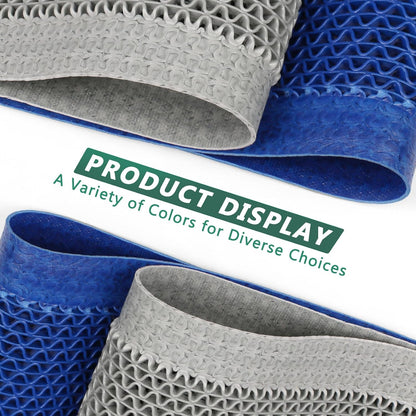 WochiTV Non Slip Drainage Mats PVC Pool Floor Mat 0.23'' Thick Outdoor Indoor Parking Space Mat for Bathroom Garage Basement Backyard Commercial Kitchen 3x16.6Ft