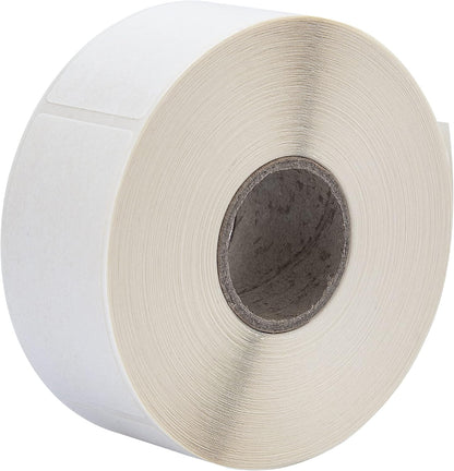 L LIKED Blank White 1 x 2 Inch Dissolvable Labels Food Rotation 3 Rolls | PFAS free, writable on glass/wood/metal/plastic. -40~150°F safe. For boxes inventory, prep info & storage