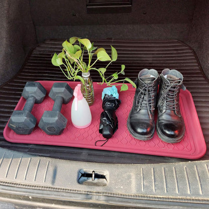 Large Multifunctional Boot Tray 2 Pack Boot Mat Washable Indoor or Outdoor Tray Mat Doormats for Shoes Boots Plants Pots Paint Tins Pet Bowls Car Storage, 30 x 15 x 1.2 Inches