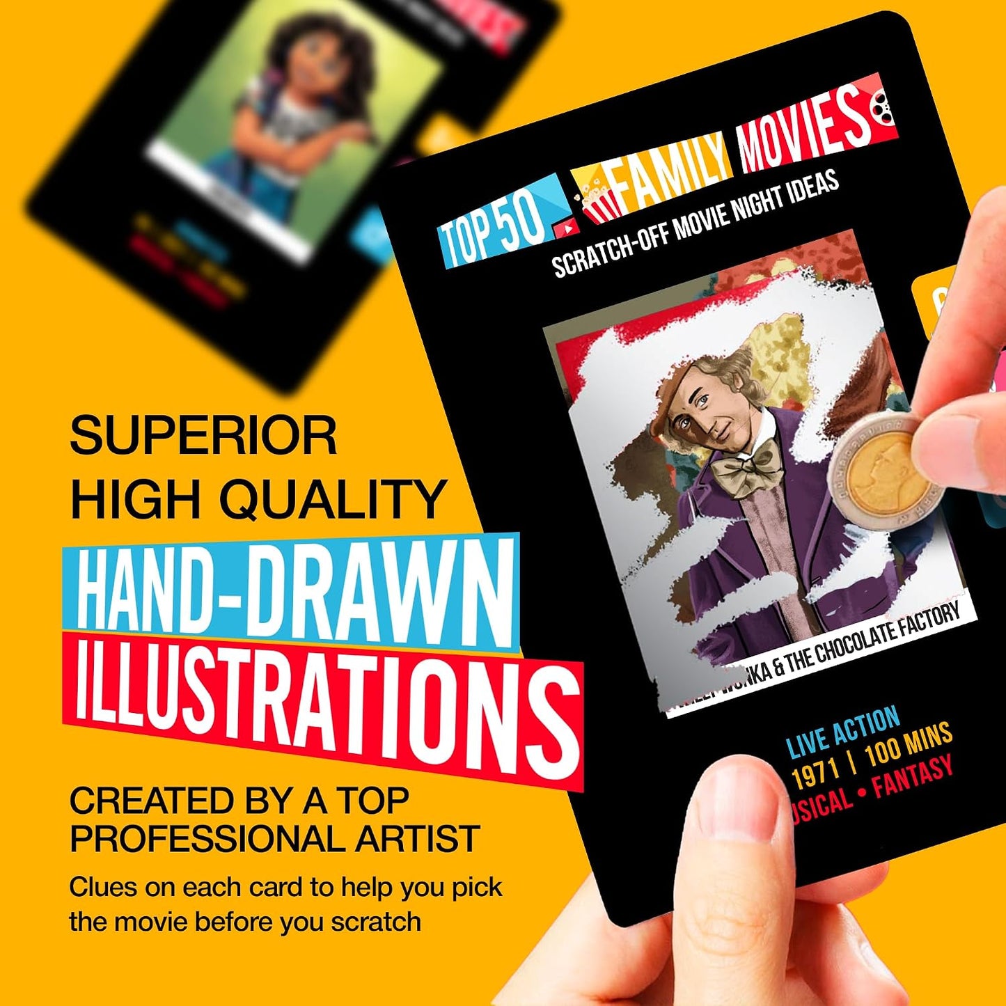 Top 50 Family Activities - 50 Fun Scratch Off Adventures and Games for Deep Bonding - Fun for Kids and Adults - Gifts for Family - Perfect for Together Time, Day & Night