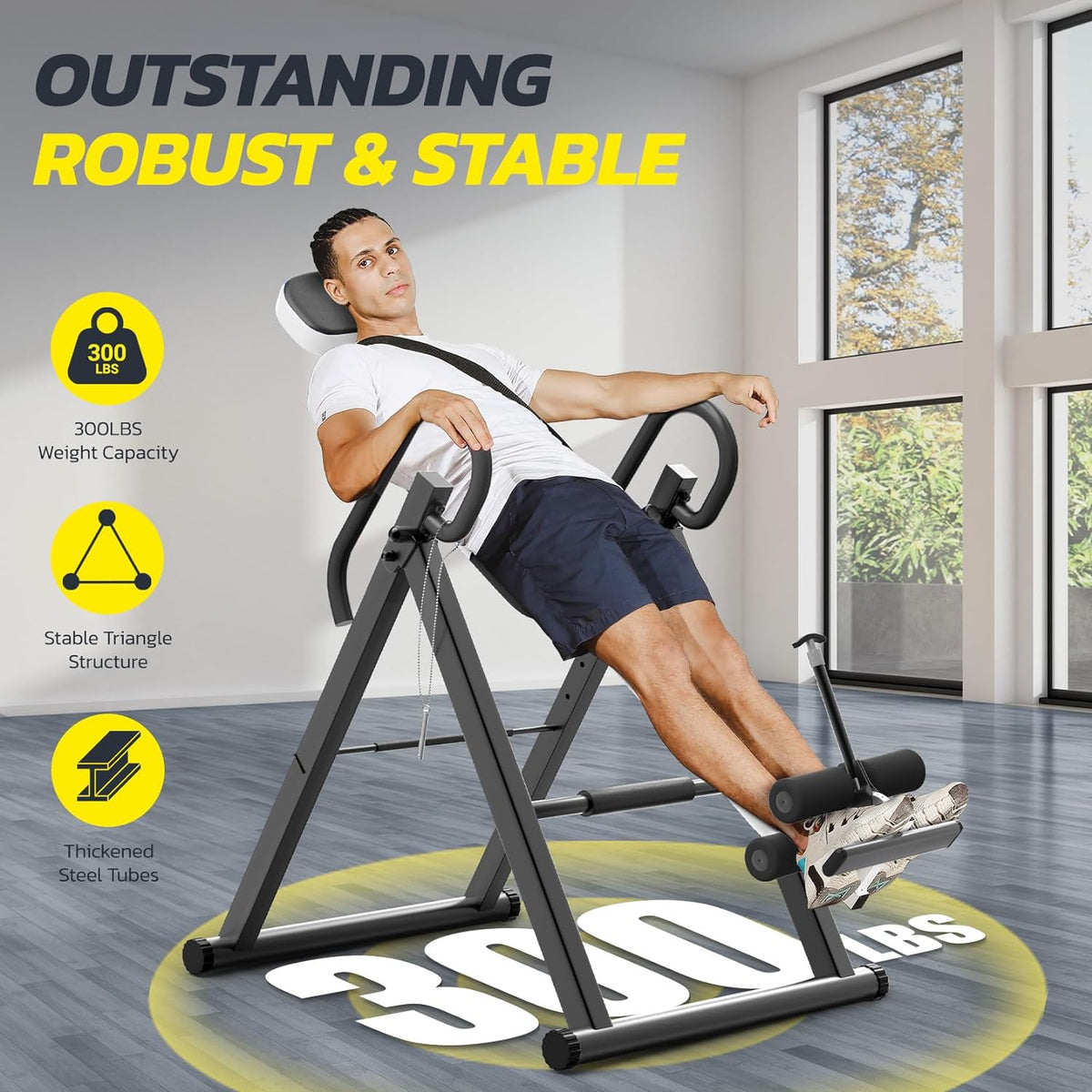 YOLEO Gravity Inversion Table for Back Pain Relief 2026 New Inversion Table