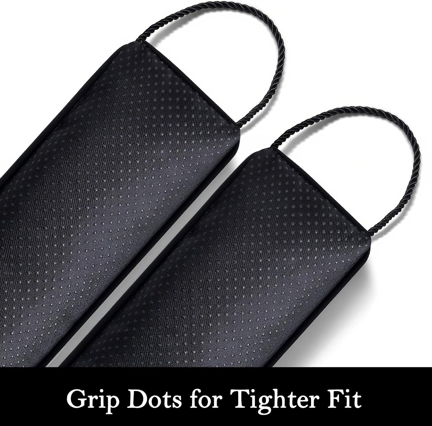 Door Draft Stopper, Removable Washable Cover, 38", Gray | Weighted Gap Filler, Blocks Hot and Cold Air, All-Season Seal, Easy Install, Noise & Wind Blocker, Home Essentials