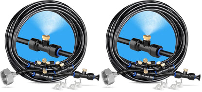 homenote Misting Cooling System, 75FT(23M) Pre-Assembled Mister Kit