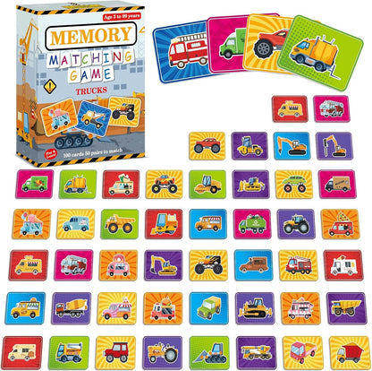 gisgfim 100 PCS Memory Matching Game Famous Paintings Concentration Memory Card for Adults Learning Educational Game A Fun & Fast Artworks Theme Matching Games