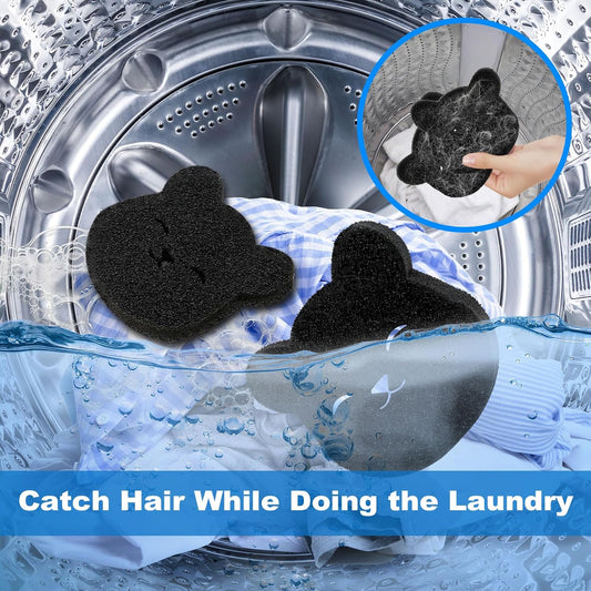 Pet Hair Remover for Laundry, 2026 Upgraded Pet Hair Catcher for Washing Machine, Reusable Dryer Pet Hair Balls and Lint Traps,Effective Dog Cat Fur Cleaner for Bedding,Blankets,Couch,Clothes (4 Pack)