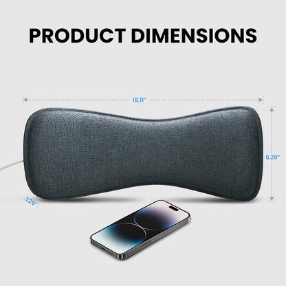 Avantree Slumber B - Sleeping Pillow Headphones for Side Sleepers, Wired Pillow Speaker with Low-Volume Audio, No Charging Needed, Comfortable Design, USB-C & AUX for Podcasts & Audiobooks