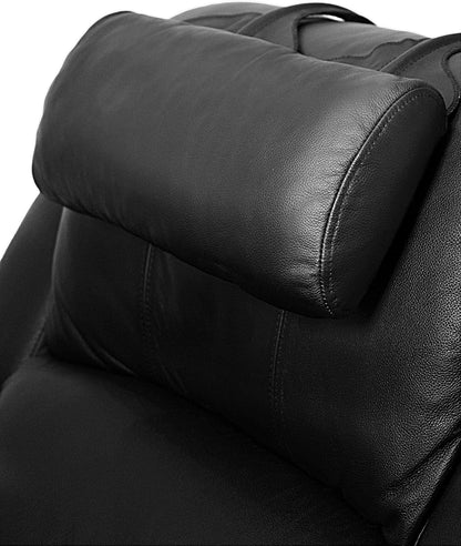 BOWERBIRD Genuine Leather Recliner Head Pillow-Head and Neck Pillow-Headrest Cushion for Neck Pain Relief and Cervical Support