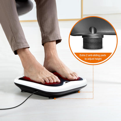 Snailax 2-in-1 Shiatsu Foot and Back Massager with Heat - Kneading Foot Warmer, Electric Feet Massage, Massagers for Back,Leg, Gift for Women Men