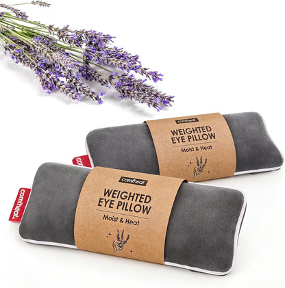 Lavender Weighted Eye Pillow for Yoga Relaxation FSA Eligible HSA
