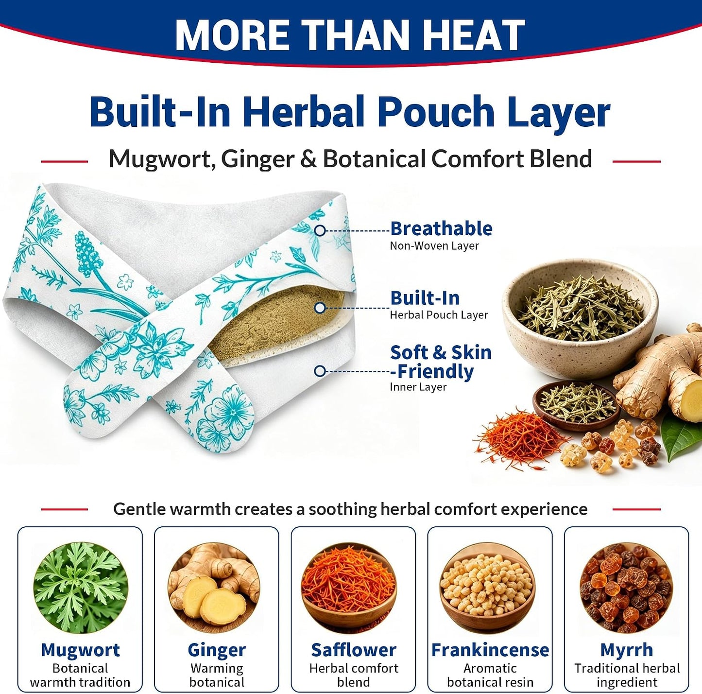 10 Count Neck Heat Wraps for Neck & Shoulder Pain Relief, Air-Activated. | Heat Pads with Herbal Layer, Long-Lasting, Fast-Acting, Muscle & Joint Soothing Patches, No Adhesive on Skin, Drug-Free