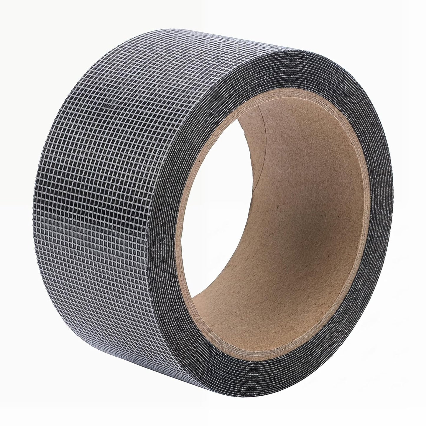Window Screen Repair Tape, Qtopun Black Strong Adhesive Fiberglass Pet Mesh Window Screen Patch, Waterproof Screen Door Repair Kit for Tears Holes, Easy No-Tool Fix for Indoor Outdoor Mesh, 2 x 197 IN