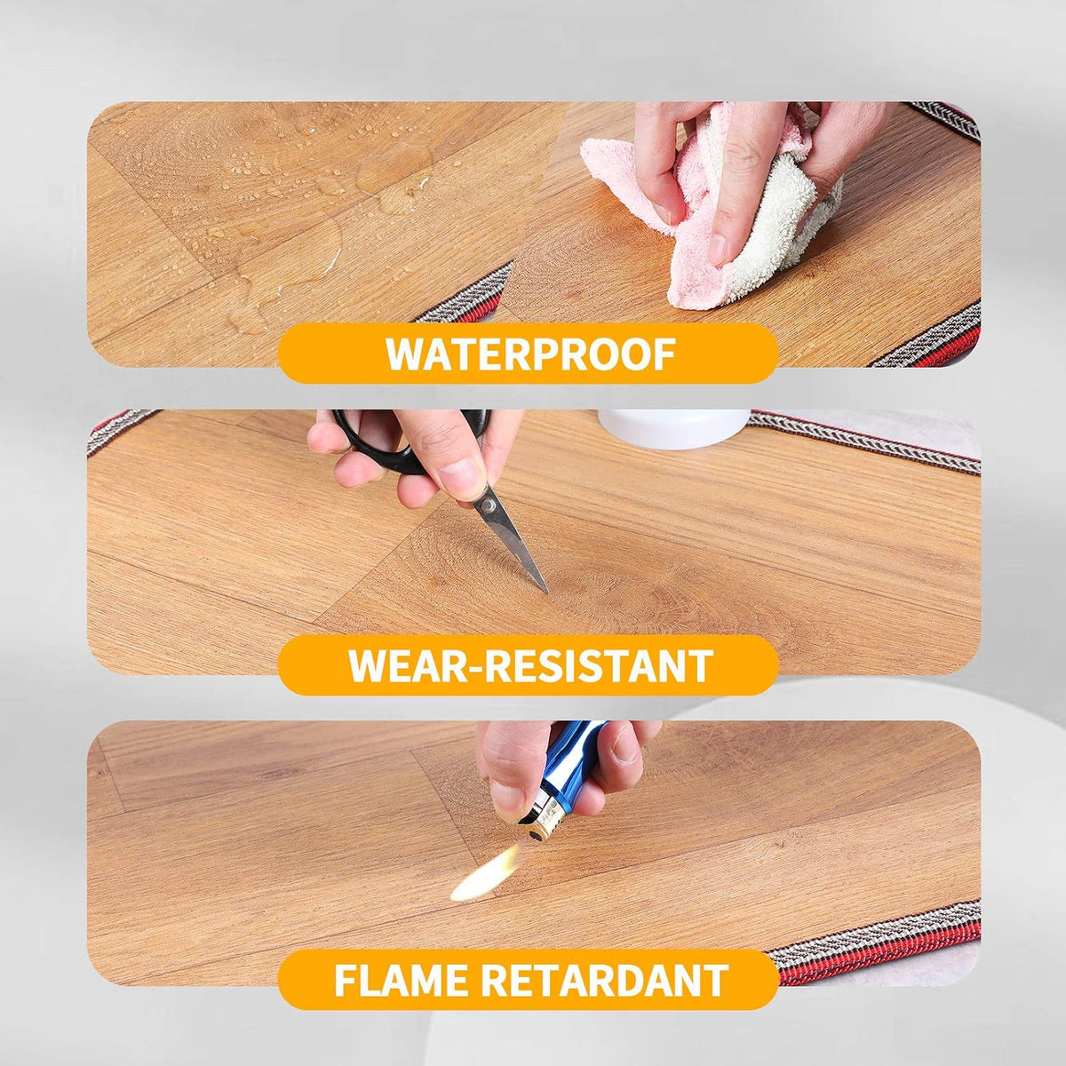 Livtribe Heated Floor Mat for Foot, Carbon Crystal Heated Foot Warmer