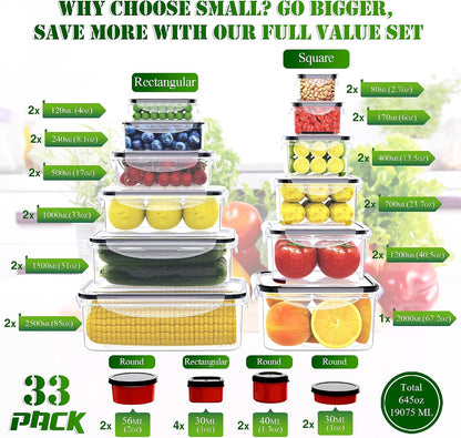 5 Pack Large Fruit Storage Containers for Fridge with Removable Colander | Plastic Food Storage Containers with Lids Airtight-Leak Proof Refrigerator Organizers and Storage of Vegetable
