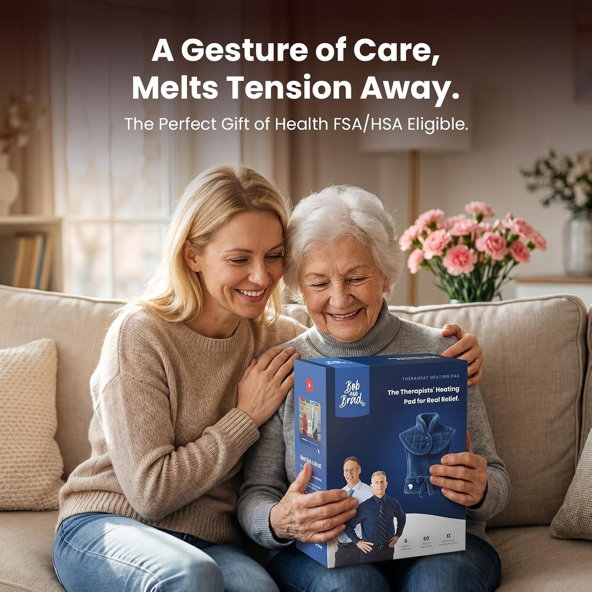 BOB AND BRAD Weighted Heating Pad for Shoulders and Upper Back