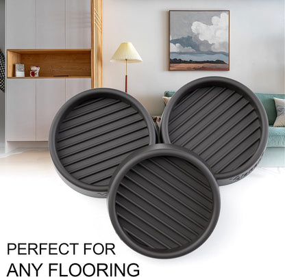 Non Slip Furniture Pads for Hardwood Floors -8 Pcs 3” Furniture Coasters Cups, Anti Skid Furniture Grippers Rubber Feet, Floor Protectors for Furniture Bed Couch Stoppers