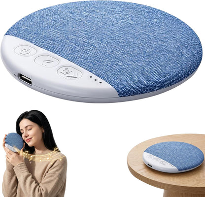 Sleep Pillow Speaker, 2026 New Bluetooth Pillow Speaker,Portable Bluetooth Under Pillow Speaker with White Noise，for Deep Sleeping, for Side Sleepers and Deep Sleep (No Charger (Pink)