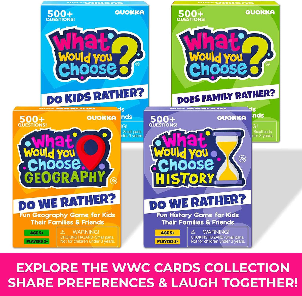 Travel Card Game for Teens, Kids, Adults - Party Games for Family Nights