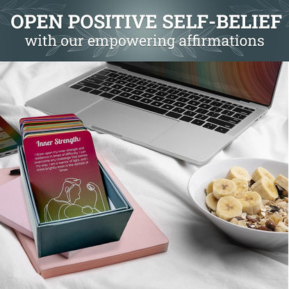 Meditation Cards for Anxiety Relief - Daily Affirmation Cards for Women