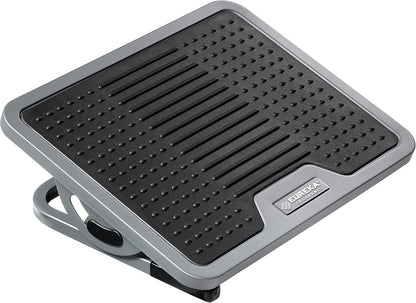 EUREKA ERGONOMIC Tilt Adjustable Footrest, Foot Rest for Under Desk at Work with Massage Surface, Office Foot Rest Under Desk with 20 Degree Tilt No Locking, Metal Frame | 20° tilt adjustable foot rest with massage surface and sturdy metal frame,