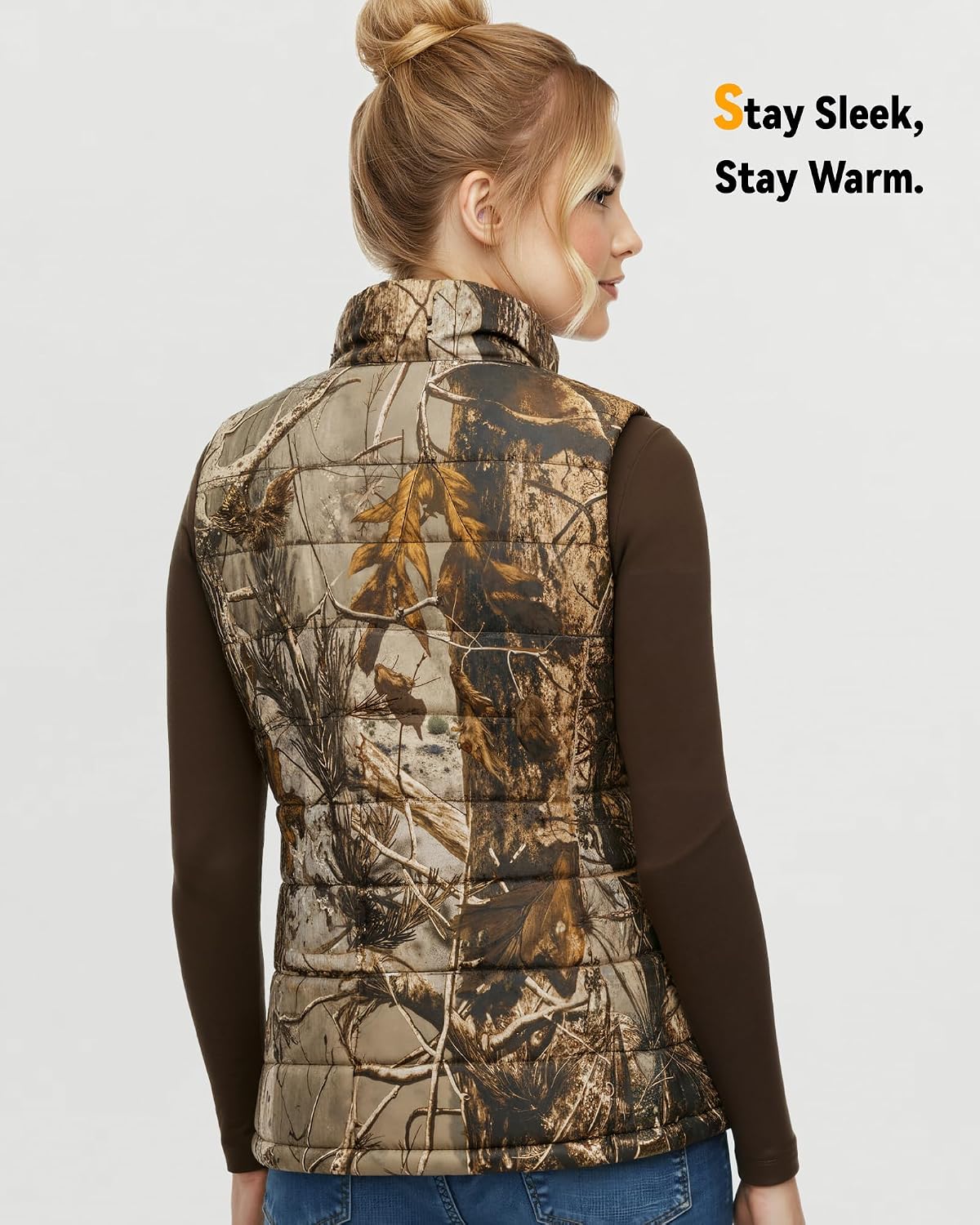 Wulcea Graphene Heated Vest For Women 7.4V Fast Charge Large Capacity Battery