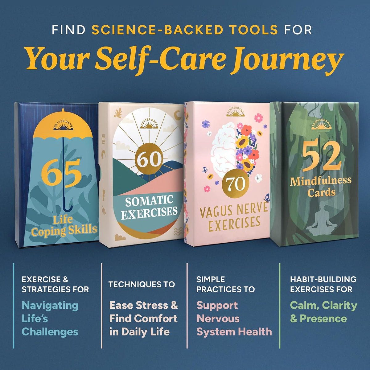 70 Vagus Nerve Exercises - Cards for Nervous System Regulation