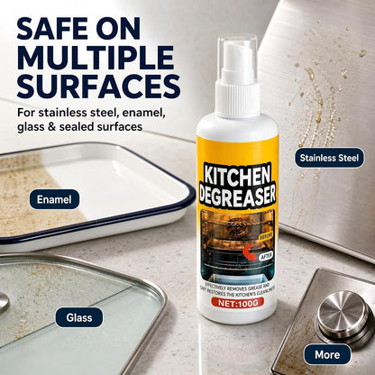 Greasekiller BBQ Grill Cleaner Spray, Grill Cleaner, Heavy Duty Grills Degreaser Spray, Removes Grease for BBQ Grate, Grills Lid,Stovetop,Oven,Range Hood