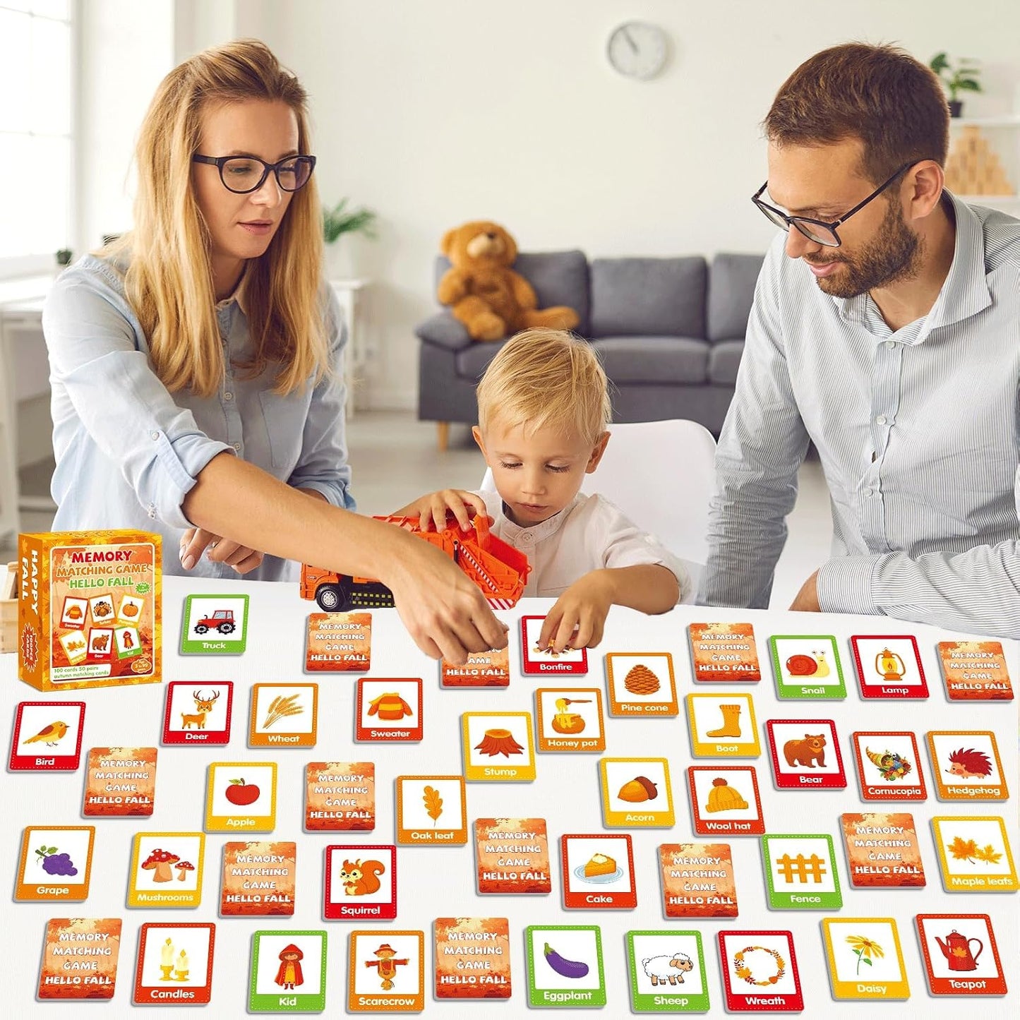 gisgfim 100 PCS Memory Matching Game Famous Paintings Concentration Memory Card for Adults Learning Educational Game A Fun & Fast Artworks Theme Matching Games