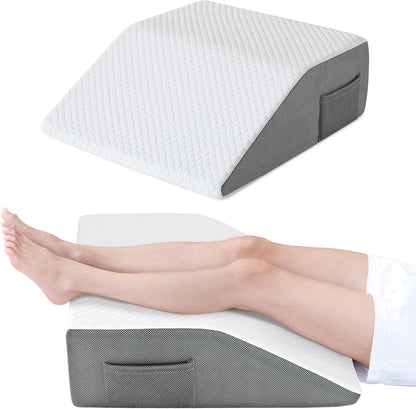 Cozymaker 10-inch Adjustable Leg Elevation Pillows for Swelling Pain Relief