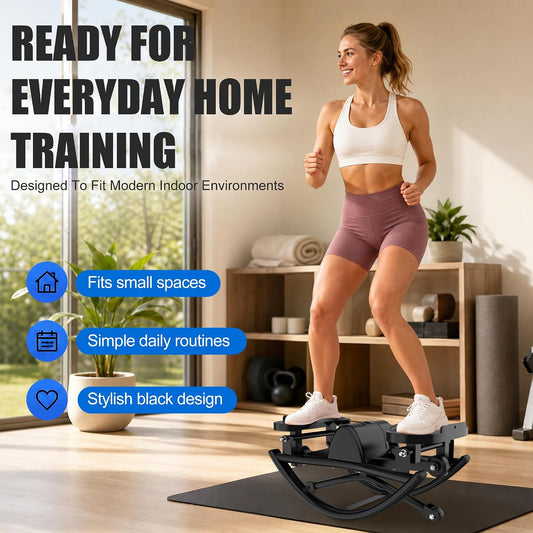 KINMAC Rocking Stepper for Exercise at Home-Rock Stepper Side to Side
