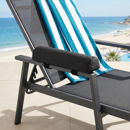 SUPVOX Foldable Chair Armrest Pads Pair Soft Elbow Cushion Replacement for Outdoor Camping Beach Chairs and Balcony Seating Comfortable Armrest Support