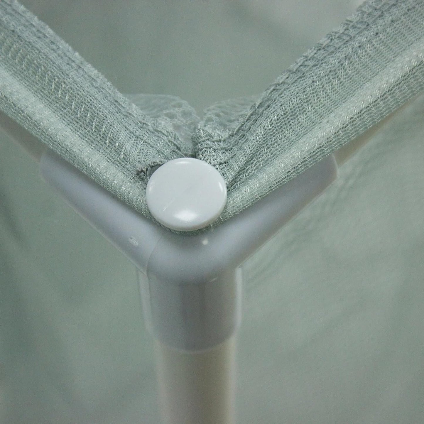 3-Bag Mesh Rolling Laundry Sorter Cart (Soft Silver), Easy Roll Casters, Space-Saving & Durable, Perfect for Bedroom & Laundry Room Easy-Sort Use